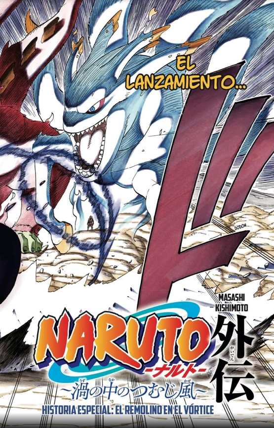 Portada del manga one-shot de Naruto: El Remolino en el Vórticem dedicado a Minato