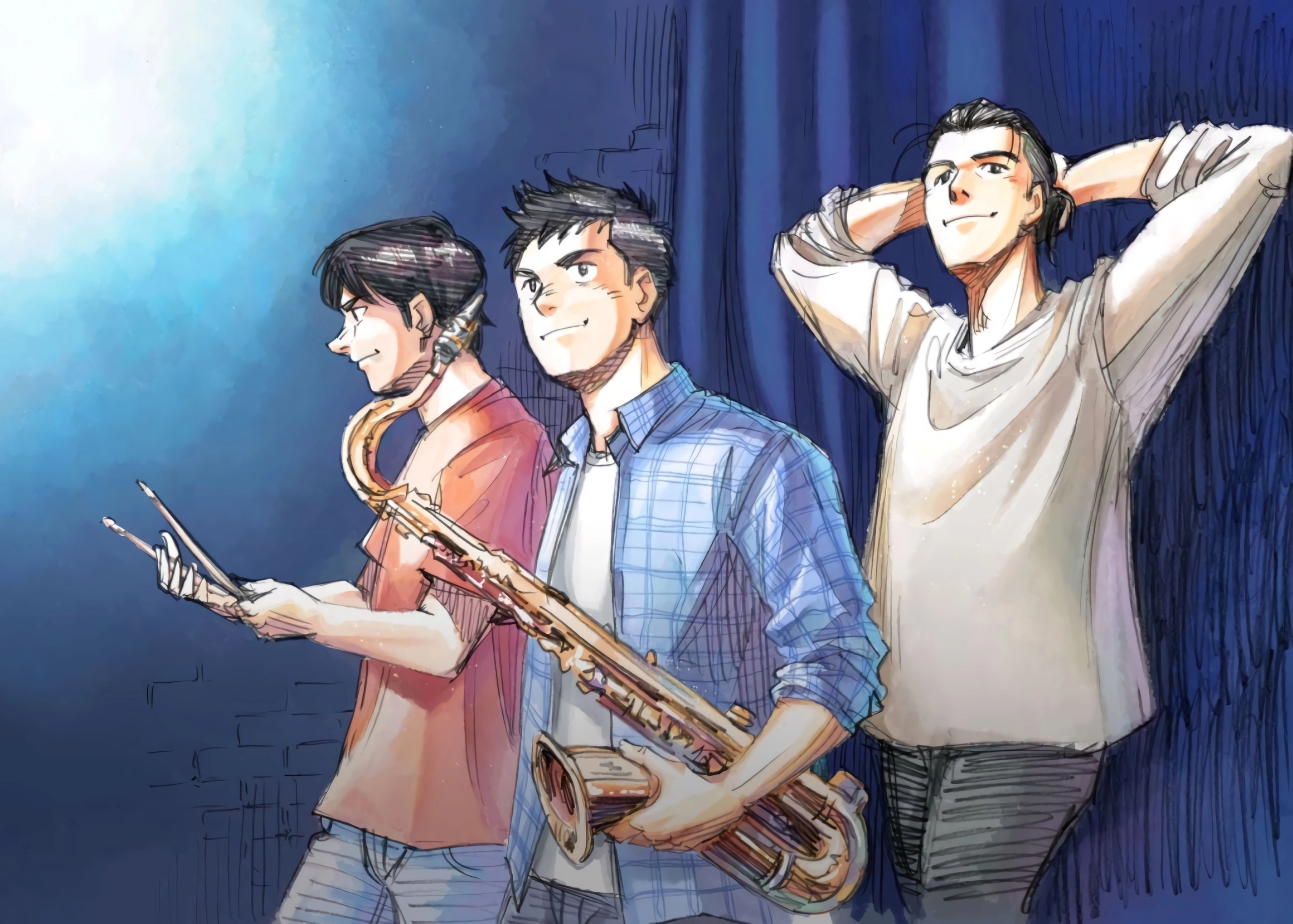 Revelado el key visual de la película Blue Giant