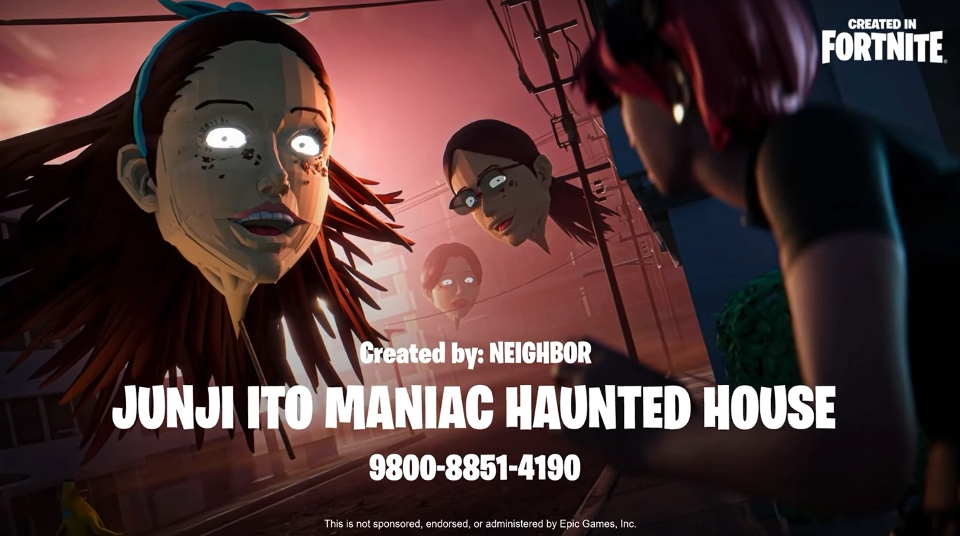 Crean mapa de Fortnite inspirado en el horror de Junji Ito Maniac