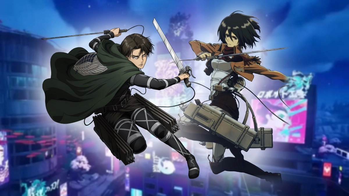 Mikasa y Levi de Shingeki no Kyojin causan revuelo en su llegada a Fortnite