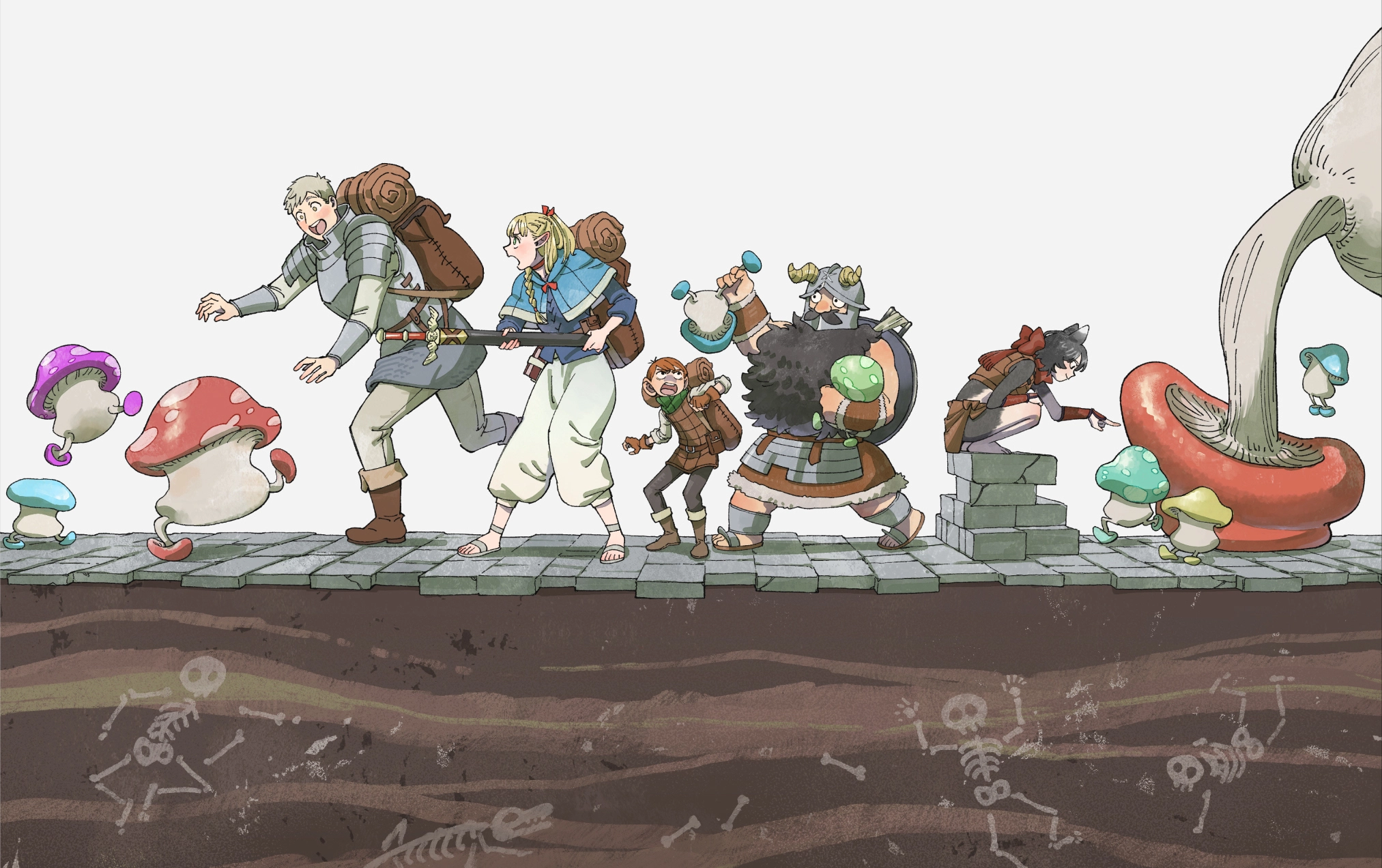 Dungeon Meshi sorprende: Ya es la franquicia más exitosa de KADOKAWA en lo que va de año