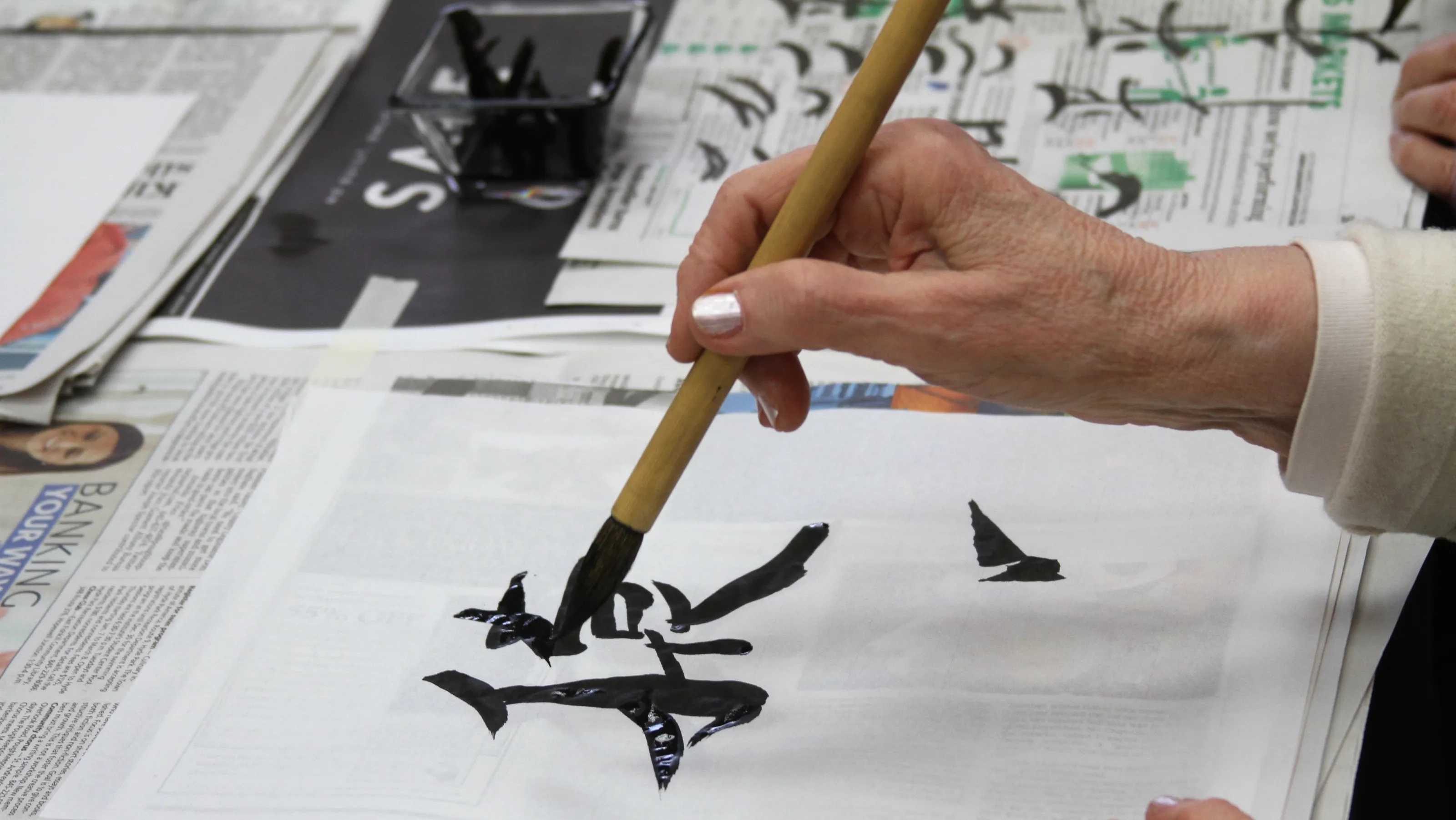 Kakizome, tradición japonesa de la primera caligrafía del año