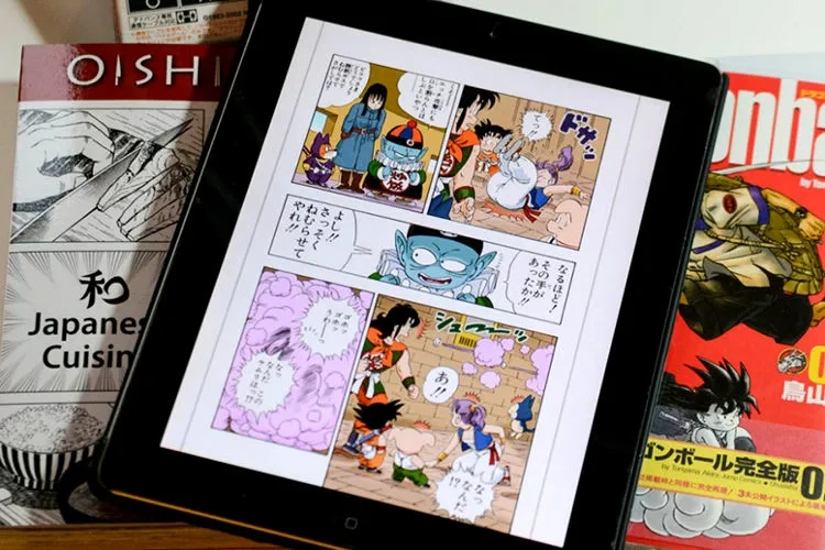 Leer manga digitalmente en teléfono y tablet