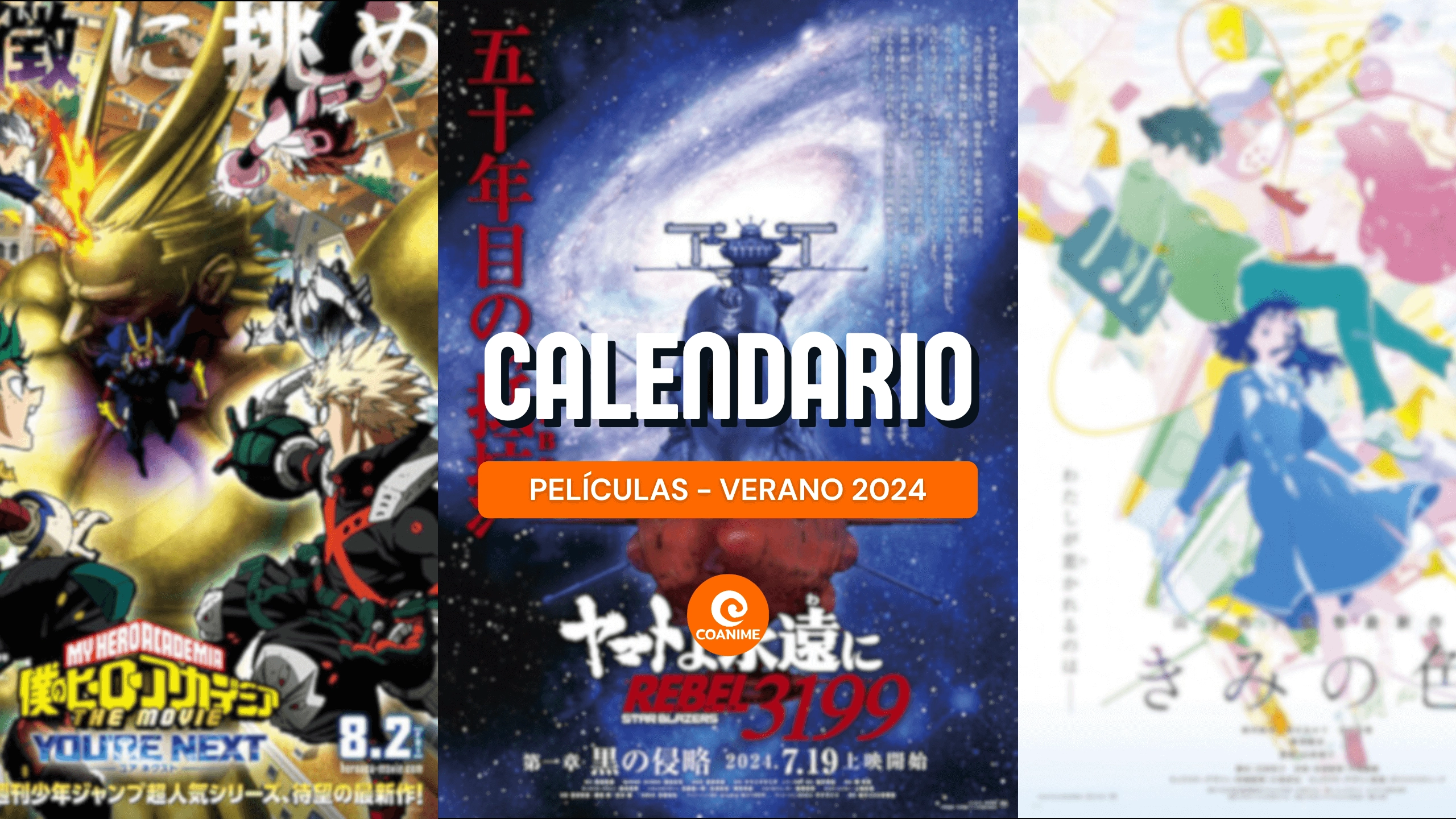 Las películas de anime que no te debes perder en la temporada de verano 2024