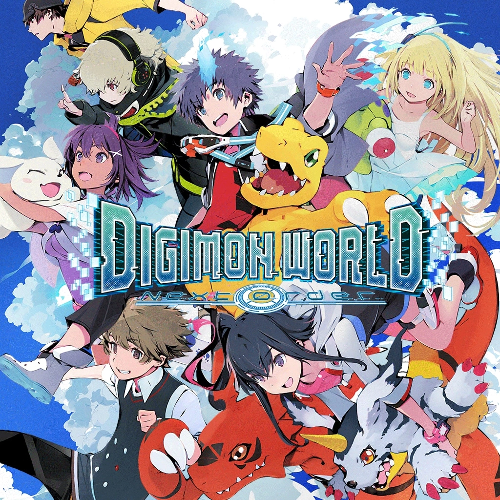 Portada del videojuego Digimon World Next Order para Nintendo Switch y Steam