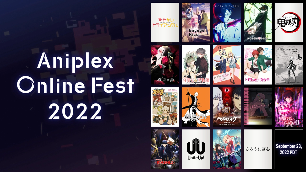 Todos los anuncios de nuevos animes en Aniplex Online Fest 2022.
