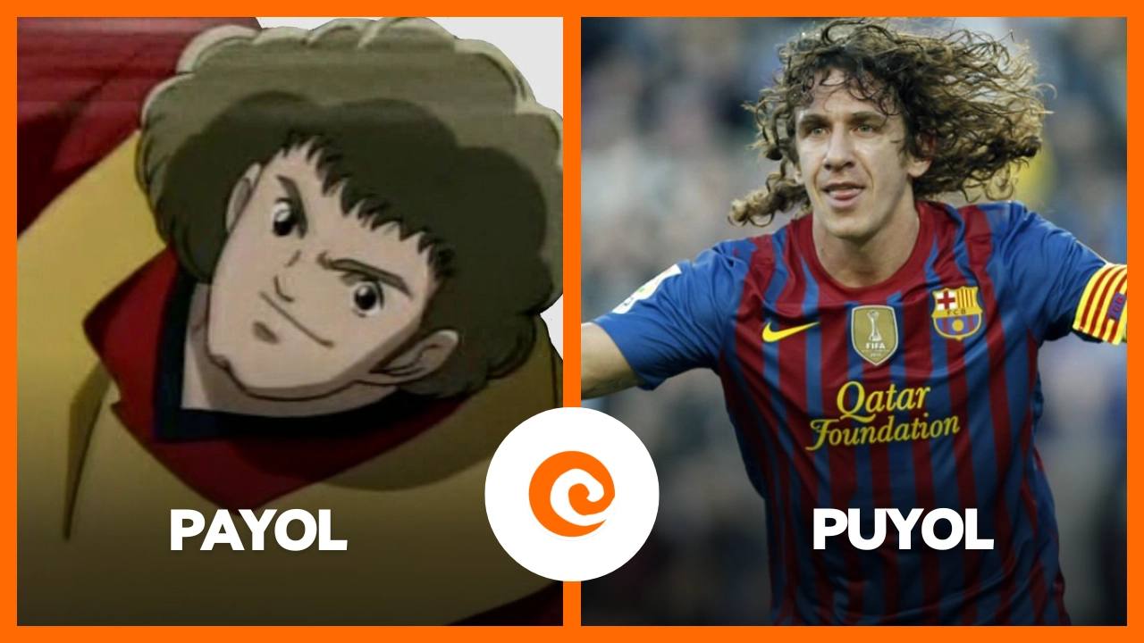 Payol, el personaje de Captain Tsubasa basado en Carles Puyol