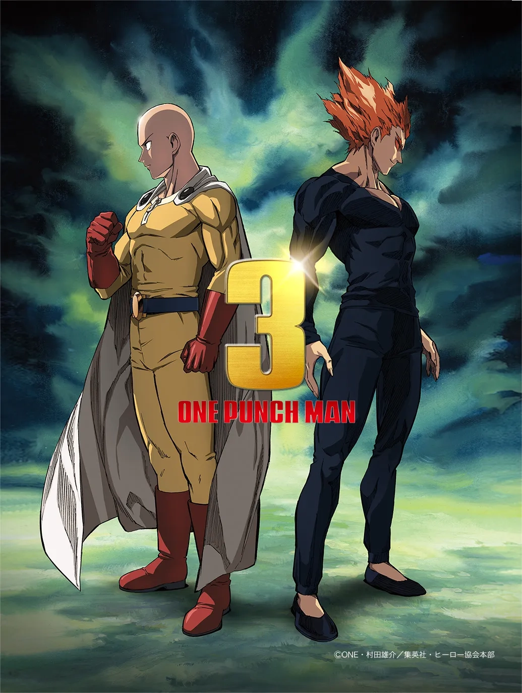 One Punch Man Key Visual 3era Temporada