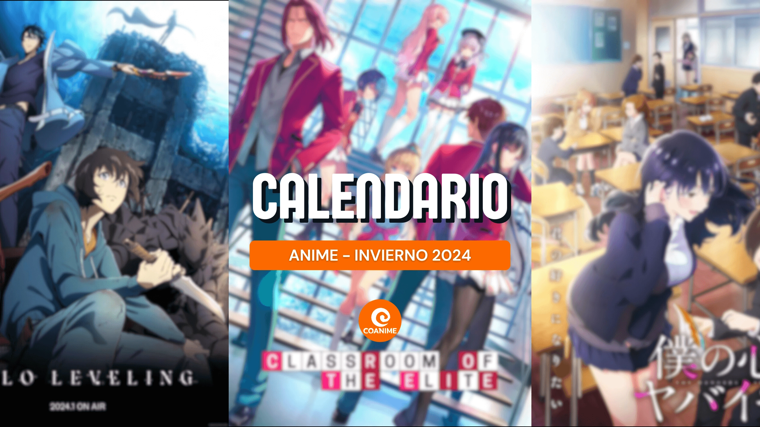 Calendario de estrenos de animes — Invierno 2024