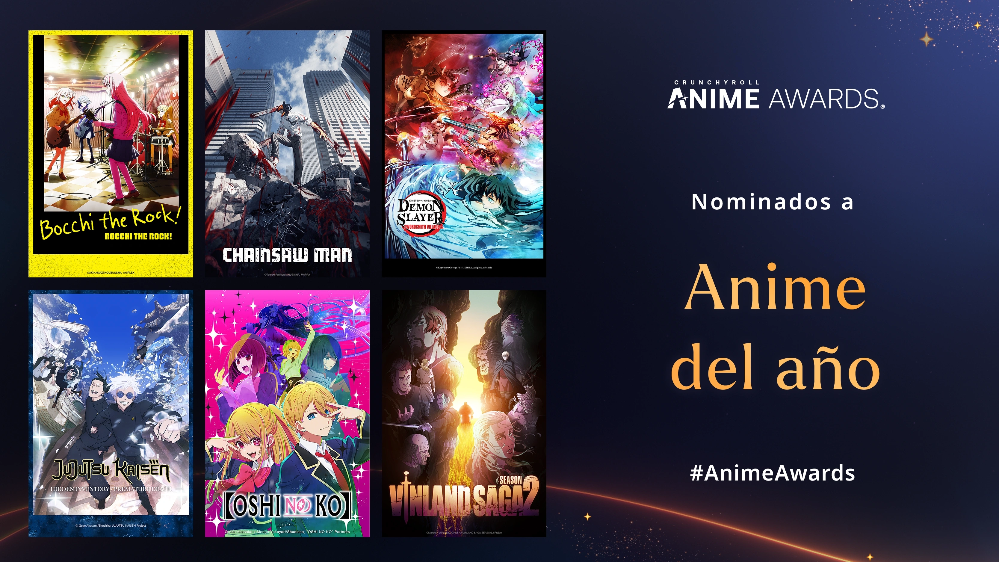 Lista de ganadores de los Crunchyroll Anime Awards 2024