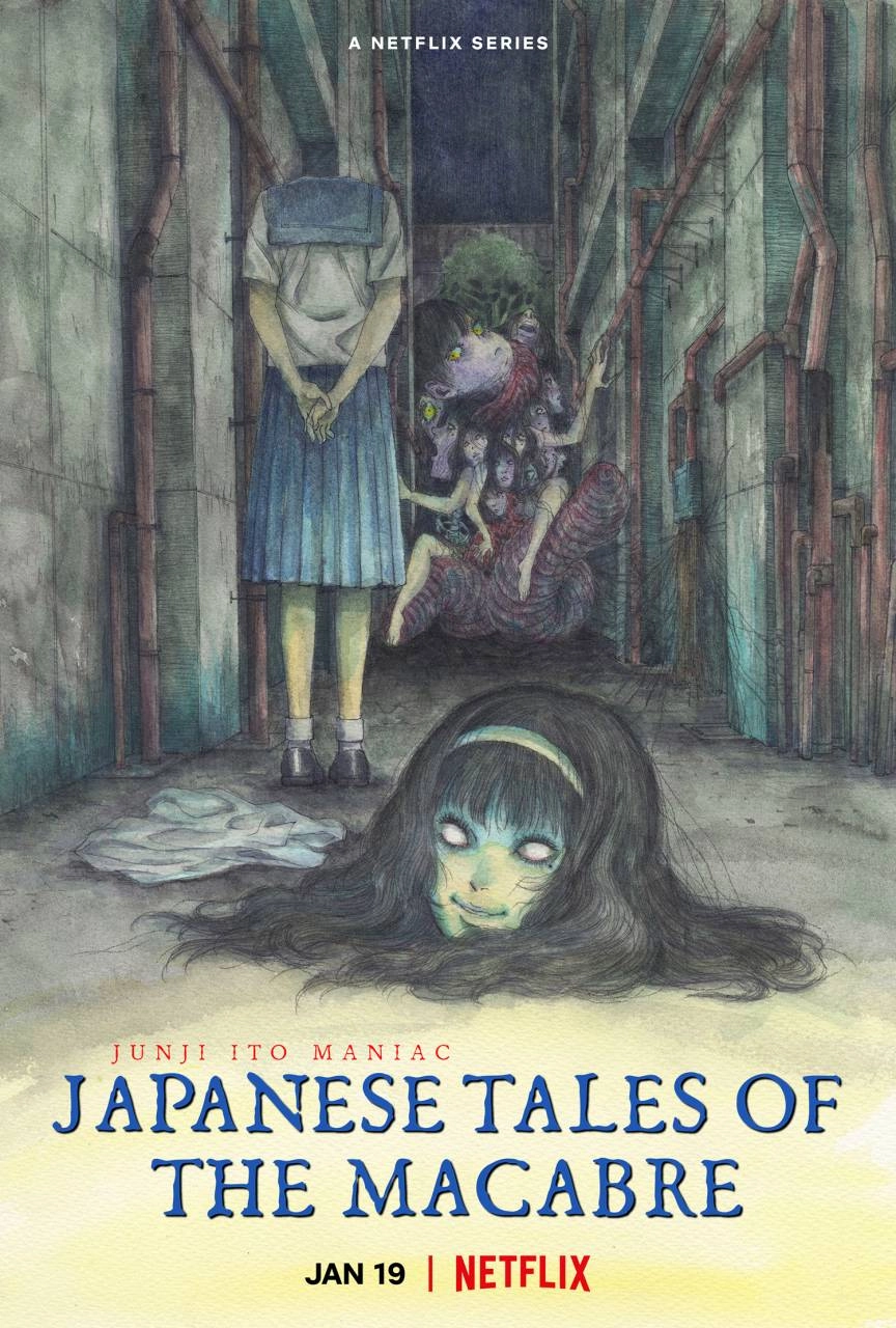 Key visual del anime Junji Ito Maniac: Japanese Tales of the Macabre