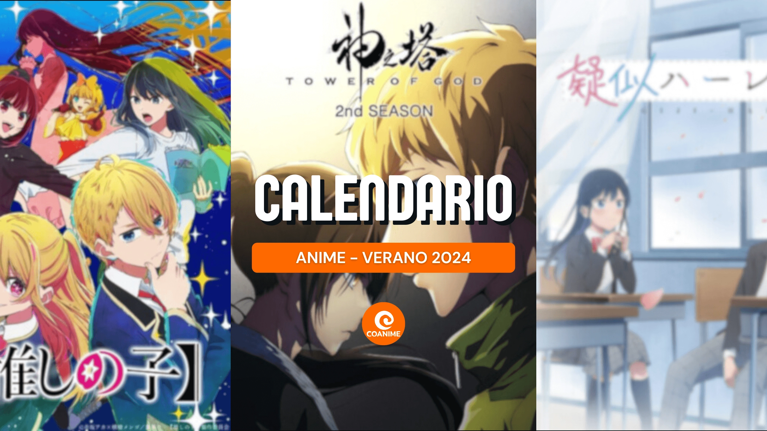 Calendario de estrenos de animes — Verano 2024 - Coanime.net