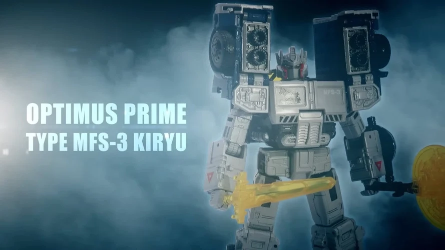 Optimus Prime Type MFS-3 Kiryu, colaboración con Godzilla